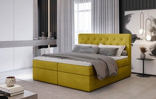 Кровать NORE Loree 09, 140x200 см, желтая цена и информация | Кровати | kaup24.ee
