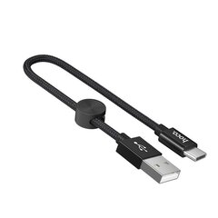 USB кабель Hoco X35 microUSB 0.25 м, черный цена и информация | Кабели для телефонов | kaup24.ee