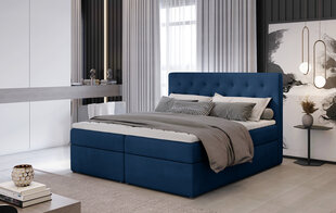 Кровать NORE Loree 10, 160x200 см, синяя цена и информация | Кровати | kaup24.ee