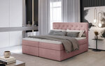 Кровать NORE Loree 13, 180x200 см, розовая
