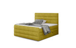 Кровать NORE Cande 08, 140x200 см, желтая