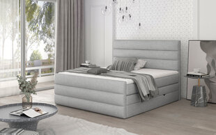 Кровать NORE Cande 11, 140x200 см, светло-серая цена и информация | Кровати | kaup24.ee