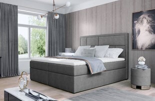 Кровать NORE Meron 20, 160x200 см, серая цена и информация | Кровати | kaup24.ee