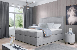 Кровать NORE Meron 25, 160x200 см, светло-серая цена и информация | Кровати | kaup24.ee