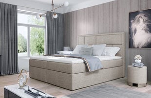 Кровать NORE Meron 01, 180x200 см, светло-коричневая цена и информация | Кровати | kaup24.ee