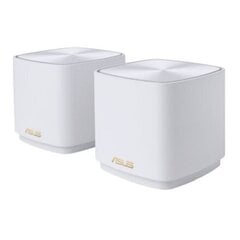 Asus AX1800 Wireless Dual Band Mesh Router ZenWiFi AX Mini XD4 (2 pack) 802.11ax, 1800+1201 Mbit цена и информация | Маршрутизаторы (роутеры) | kaup24.ee