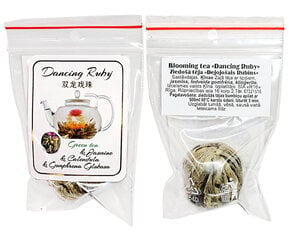 Китайский зеленый чай Blooming tea Dancing Ruby с типсами, 1 шт. цена и информация | Чай | kaup24.ee