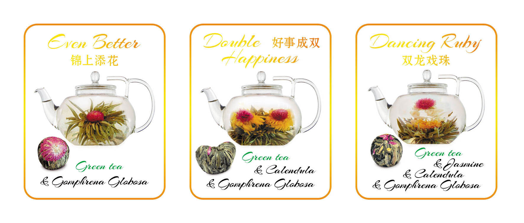 Blooming tea - Õitsev tee, 3 tüüpi - 9 tk цена и информация | Tee | kaup24.ee