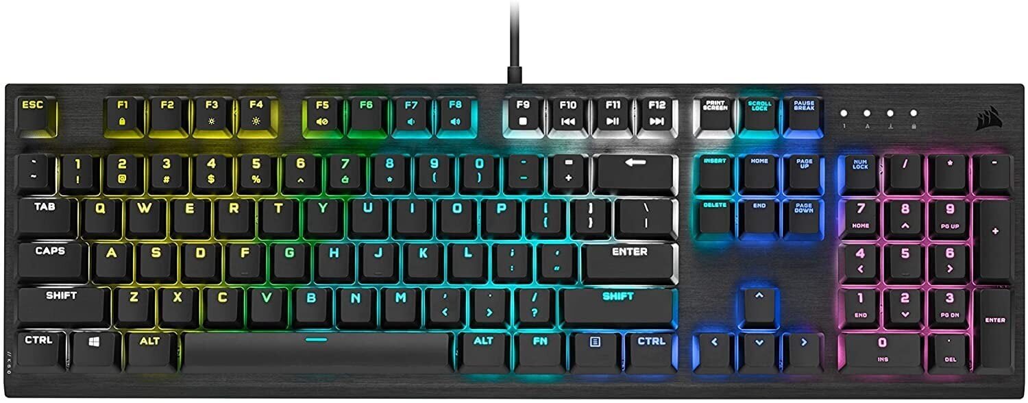 Corsair Gaming K60 RGB PRO цена и информация | Klaviatuurid | kaup24.ee