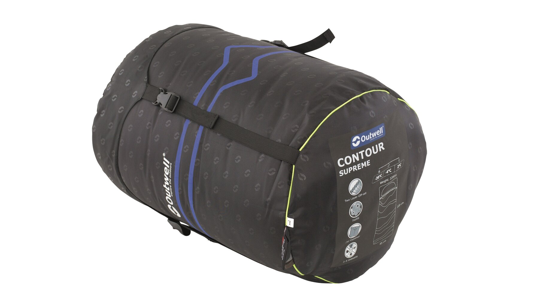 Magamiskott Outwell Contour Supreme, pruun hind ja info | Magamiskotid | kaup24.ee