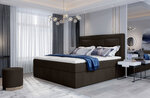 Кровать NORE Vivre 11, 180x200 см, темно-коричневая