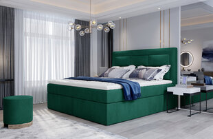 Кровать NORE Vivre 12, 180x200 см, темно-зеленая цена и информация | Кровати | kaup24.ee