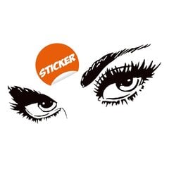 Женские глаза виниловая настенная наклейка, 120 X 60 см цена и информация | Декоративные наклейки | kaup24.ee