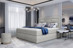 Кровать NORE Vivre 02, 180x200 см, светло-бежевая цена и информация | Кровати | kaup24.ee