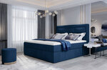 Кровать NORE Vivre 14, 140x200 см, синяя