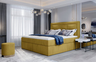 Кровать NORE Vivre 15, 140x200 см, желтая цена и информация | Кровати | kaup24.ee