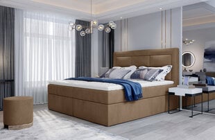 Кровать NORE Vivre 10, 140x200 см, светло-коричневая цена и информация | Кровати | kaup24.ee
