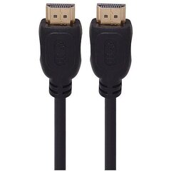 HDMI -> HDMI-kaabel 19-pin 2160p Ultra HD 1,5 m, must hind ja info | Mobiiltelefonide kaablid | kaup24.ee