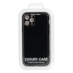 Telefoniümbris Luxury iPhone 7 / 8 / SE 2020, Tel Protect, must hind ja info | Telefoni kaaned, ümbrised | kaup24.ee