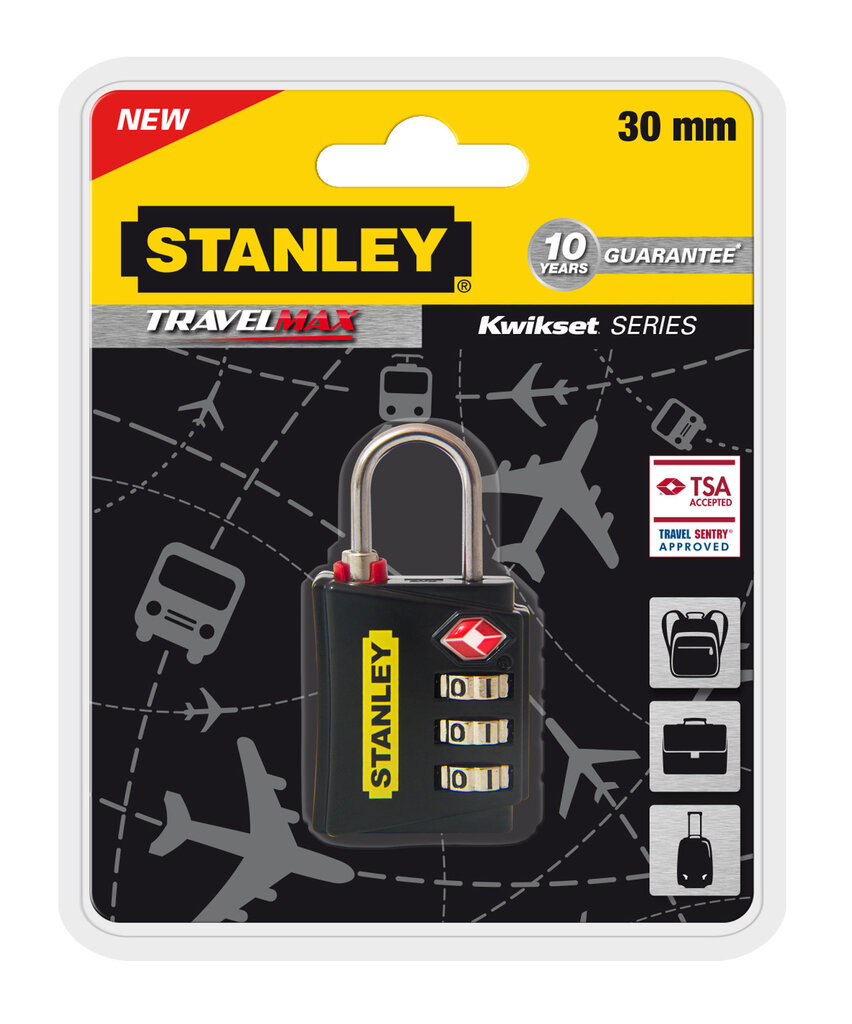 TSA S742-054 30mm STANLEY tabalukk hind ja info | Lukud | kaup24.ee