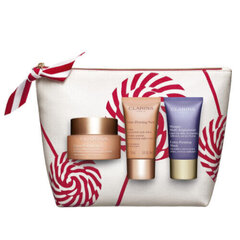 Komplekt Clarins Extra-Firming: päevakreem, 50 ml + öökreem, 15 ml + näomask, 15 ml + kosmeetikakott hind ja info | Näokreemid | kaup24.ee