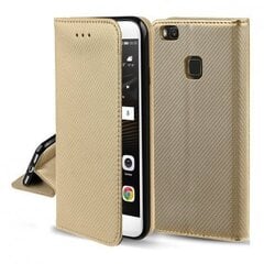 Raamatulaadne telefoniümbris Hallo Smart Magnet Book Case Samsung Galaxy A30s, kuldne hind ja info | Telefoni kaaned, ümbrised | kaup24.ee