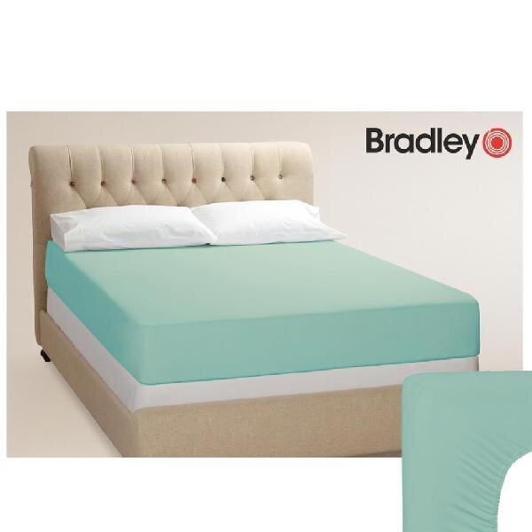Bradley kummiga voodilina, trikotaaž, 90 x 200 cm, aqua hind | kaup24.ee