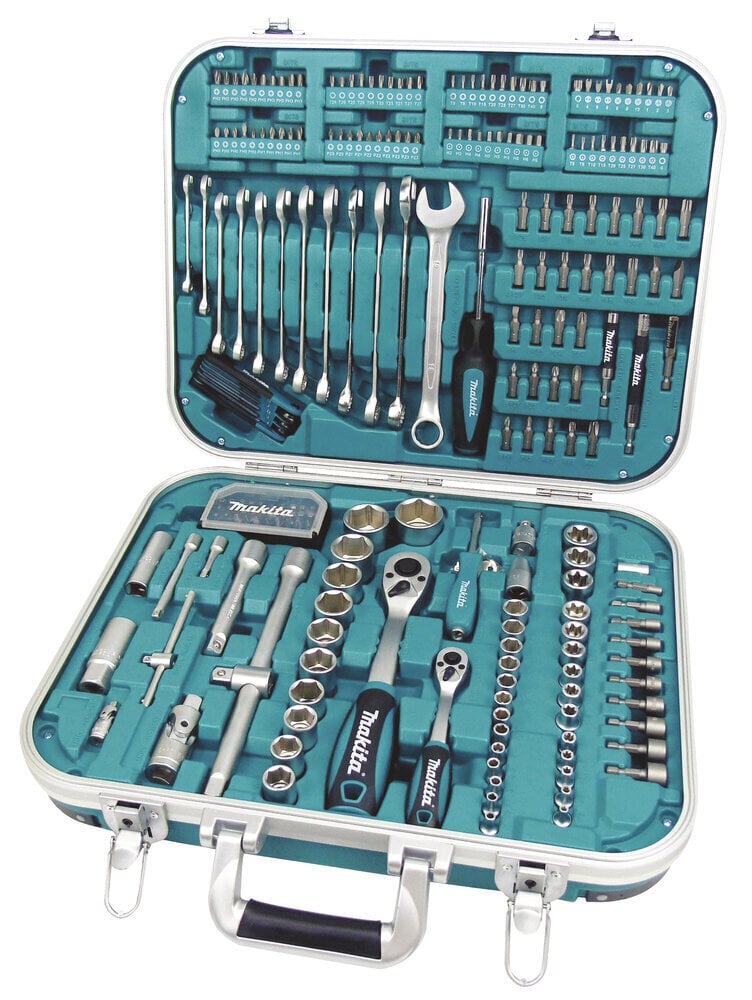 Tööriistade ja tarvikute komplekt Makita P-90532, 227 tk цена и информация | Käsitööriistad | kaup24.ee