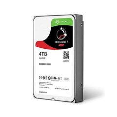 Жесткий диск Seagate NAS IronWolf 4 ТБ 5900 об / мин, 3,5 дюйма, жесткий диск, 64 МБ, Serial ATA III цена и информация | Внутренние жёсткие диски (HDD, SSD, Hybrid) | kaup24.ee