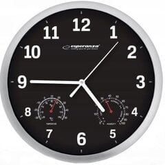 Настенные часы Лион, черные цена и информация | Часы | kaup24.ee