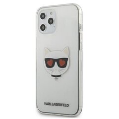 Telefoniümbris Karl Lagerfeld Choupette Head Transparent iPhone 12 Pro Max цена и информация | Чехлы для телефонов | kaup24.ee