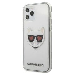 Telefoniümbris Karl Lagerfeld Choupette Head Transparent iPhone 12 /12 Pro hind ja info | Telefoni kaaned, ümbrised | kaup24.ee