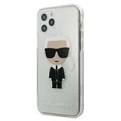 Telefoniümbris Karl Lagerfeld Glitter Ikonik Silver iPhone 12 Mini цена и информация | Чехлы для телефонов | kaup24.ee