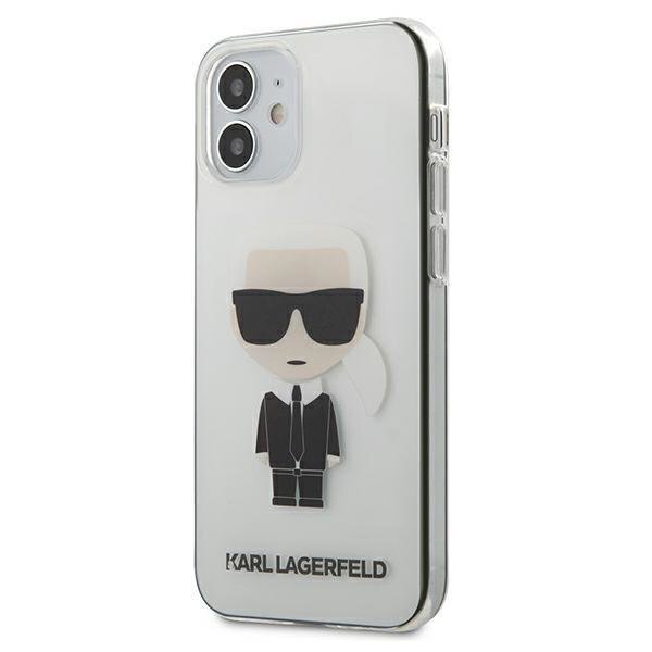 Telefoniümbris Karl Lagerfeld Ikonik Transparent iPhone 12 Mini цена и информация | Telefoni kaaned, ümbrised | kaup24.ee