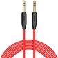 Hoco UPA11 AUX Audio Cable 3.5 mm -> 3.5 mm 1m Red hind ja info | Kaablid ja juhtmed | kaup24.ee