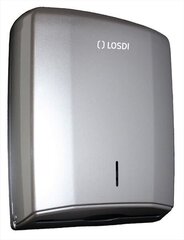 Диспенсер для бумаги LOSDI ABS серый 600 шт. Элегантность цена и информация | Аксессуары для ванной комнаты | kaup24.ee