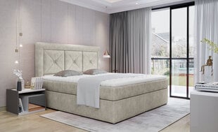 Кровать NORE Idris 03, 140x200 см, бежевая цена и информация | Кровати | kaup24.ee