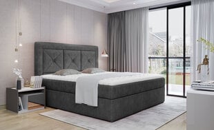 Кровать NORE Idris 06, 140x200 см, серая цена и информация | Кровати | kaup24.ee