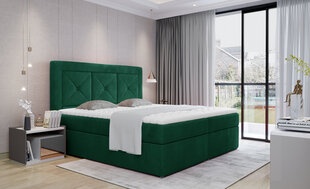 Кровать NORE Idris 11, 140x200 см, зеленая цена и информация | Кровати | kaup24.ee