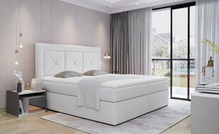 Кровать NORE Idris 27, 140x200 см, белая цена и информация | Кровати | kaup24.ee