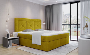 Кровать NORE Idris 12, 160x200 см, желтая цена и информация | Кровати | kaup24.ee