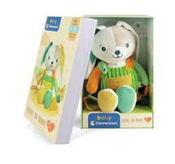 Мягкая игрушка Кролик с кольцами Clementoni Baby, 17419 цена и информация | Мягкие игрушки | kaup24.ee