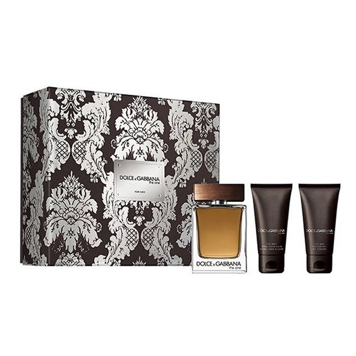 Komplekt Dolce & Gabbana The One meestele: EDT tualettvesi, 100 ml + habemeajamisjärgne palsam, 50 ml + dušigeel, 50 ml цена и информация | Meeste parfüümid | kaup24.ee