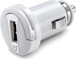 Autolaadija USB, 12/24V, 2.1A, valge hind ja info | Mobiiltelefonide laadijad | kaup24.ee