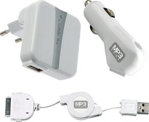 USB laadija 3in1, iPod hind ja info | Mobiiltelefonide laadijad | kaup24.ee