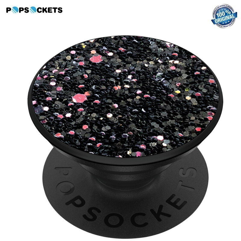 Telefonihoidja Popsockets Sparkle Black hind ja info | Mobiiltelefonide hoidjad | kaup24.ee