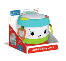 Барабан для исполнения со звуками и светом Clementoni Baby, 17409 цена и информация | Игрушки для малышей | kaup24.ee