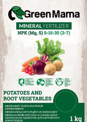 Väetis kartulitele ja juurikatele GREEN MAMA granuleeritud 1 kg hind ja info | Kuivväetised | kaup24.ee