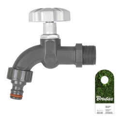 Пластиковый клапан Bradas 1/2" нар.резь. x GSI цена и информация | Оборудование для полива | kaup24.ee