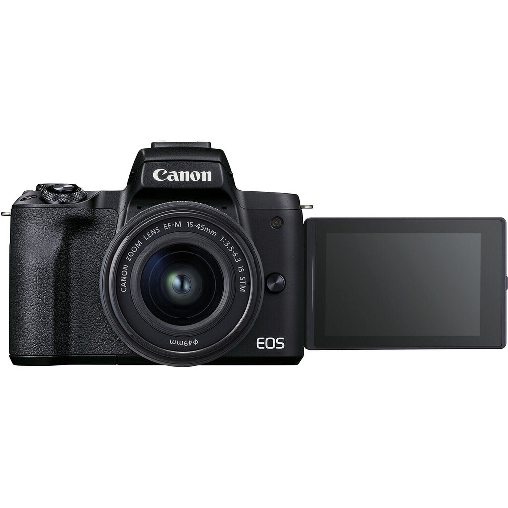 Canon EOS M50 Mark II 15-45 IS STM (Black) hind ja info | Fotoaparaadid | kaup24.ee